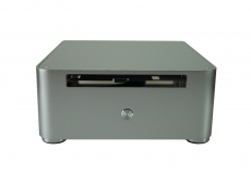 Nanum SE-W80OD Tray-Load Mini-ITX Mini-PC Gehäuse silber