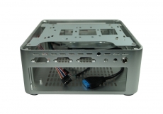 Nanum SE-W80OD Tray-Load Mini-ITX Mini-PC Gehäuse silber