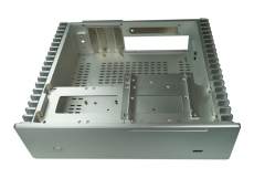 Nanum SE-H100 passiv gekühlt Mini-ITX Gehäuse silber